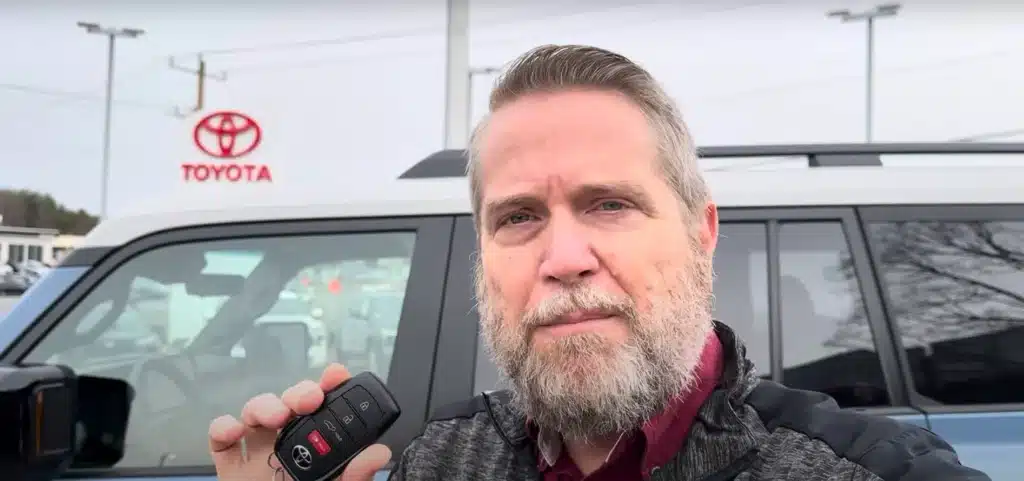 Man tries to use remote start on Toyota pickup due to weather but ends up disappointed