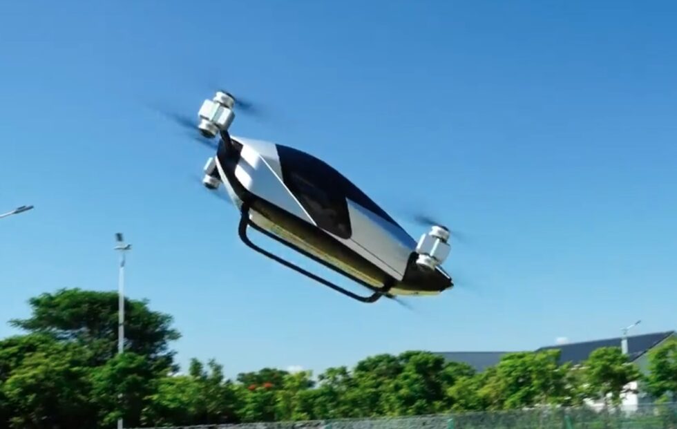 Xpeng Flying Car Completes Its World First Public Flight In Dubai