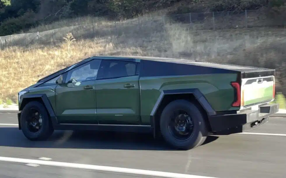 Tesla Cybertruck Now Spotted Dressed As A Toyota Tundra