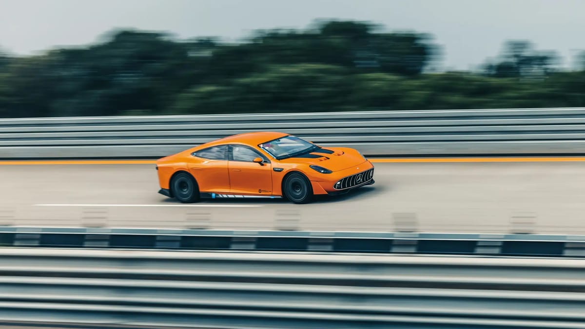 Mercedes-AMG GT XX drove at 186mph for 24 hours straight, setting