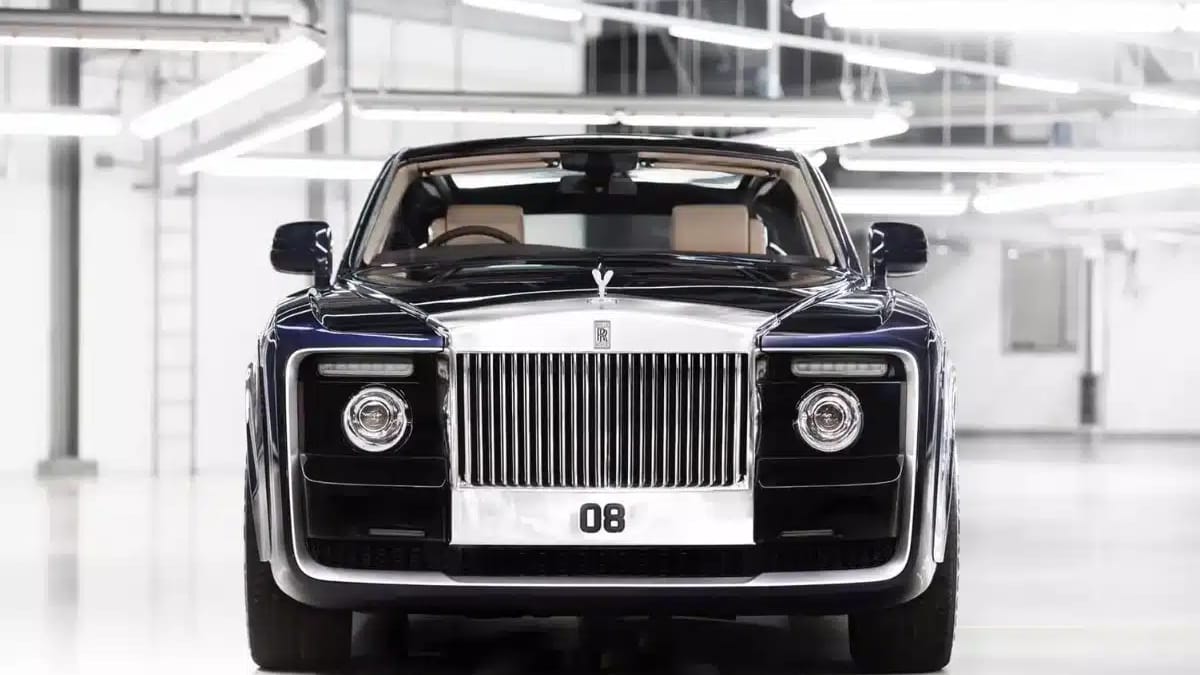 チョロQ(2)】A-13 ROLLS ROYCE SV ロールスロイス 紺 青窓（試作?）