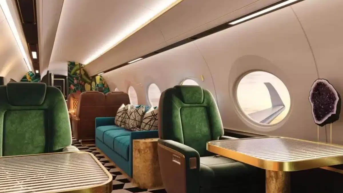Designer reimagines Gulfstream G700 interior taking it from luxurious ...