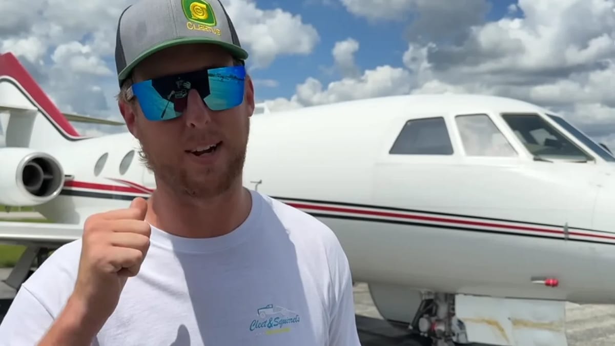 Man buys abandoned jet from Facebook Marketplace but his worst fears are realized when he discovers it requires a seven-figure repair bill