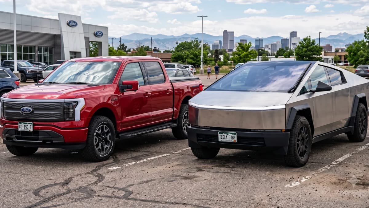 Victorian to future: Colorado man swaps F-150 for Cybertruck