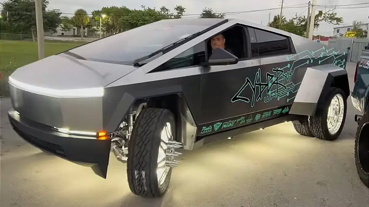 Someone has built a Cybertruck dually and it could be the first all ...