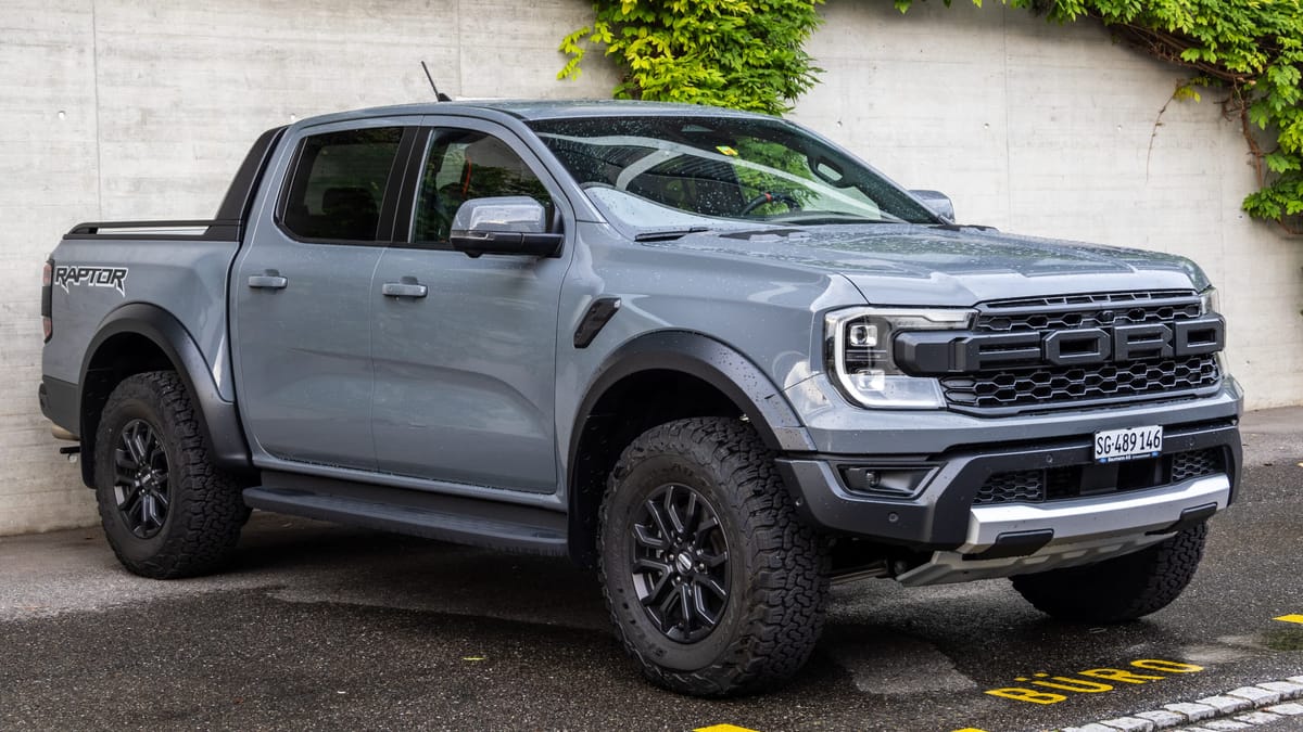 F 150 Raptor Ranger Raptor Man tests out the Ford Ranger Raptor that's smaller than the F-150 but ...