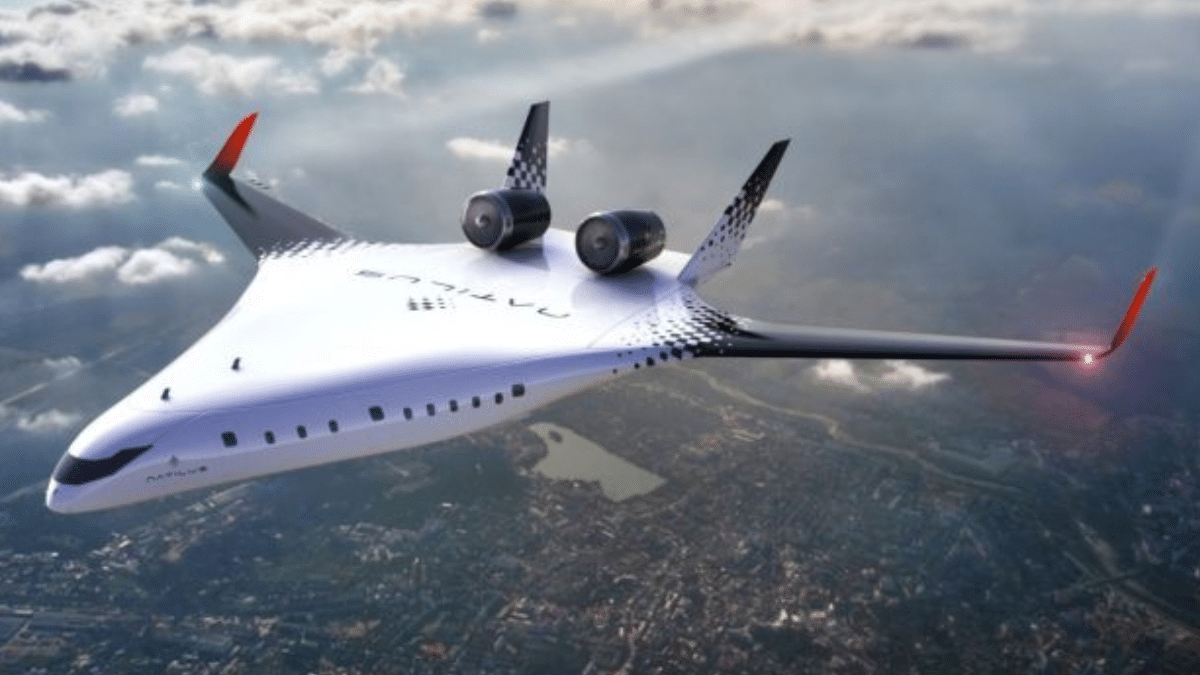 First-ever look inside blended wing body aircraft shows there's about ...