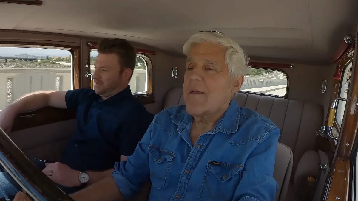 Jay Leno drives a beast that used to cost the equivalent of several luxury homes and he doesn't want to stop