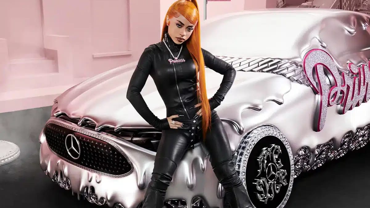The 'Princess of Rap' just gave her Mercedes CLA the ultimate makeover