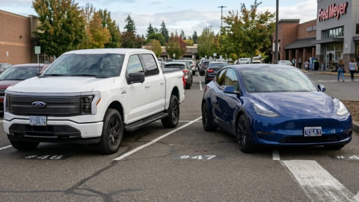 Ford F-Series is the most popular gas car in the US and Tesla Model Y is the most popular EV but the difference in monthly costs is staggering
