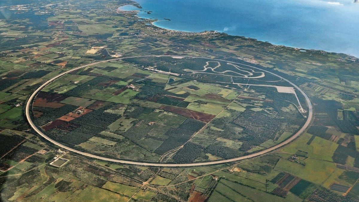 Italy has a perfectly engineered circular test track where cars can ...