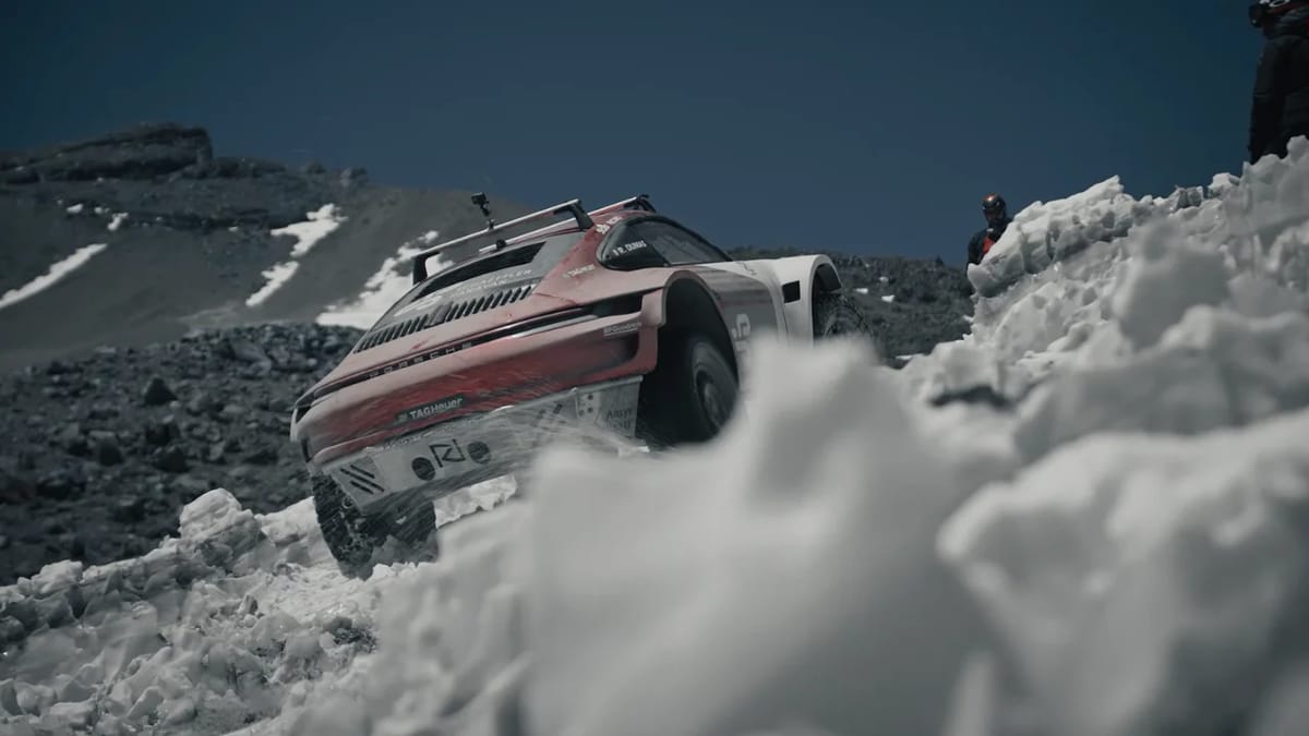 Porsche built a brand new 911 car just so it could climb the world's highest volcano standing at over 22,000ft - supercarblondie.com