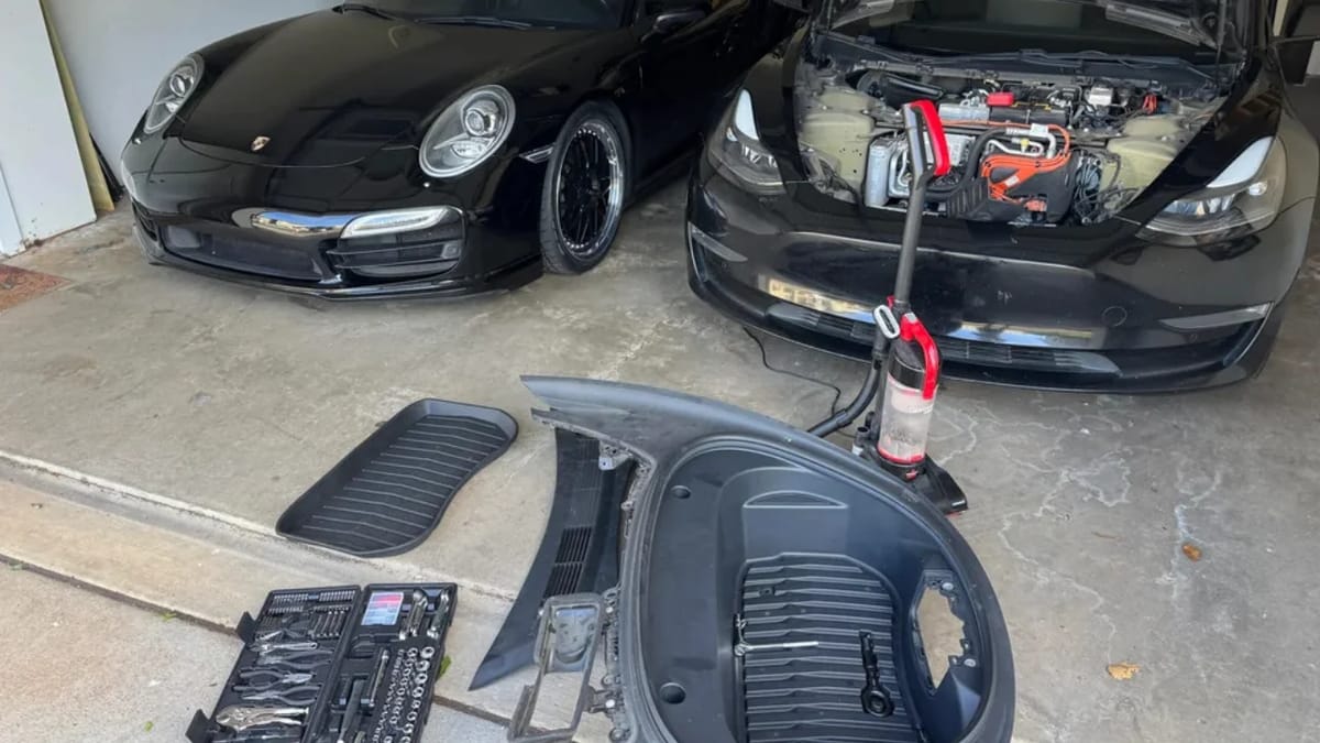 US man with 168K-mile Tesla Model 3 Long Range issues warning to clean your car's radiator after sharing what came out of his EV after a year