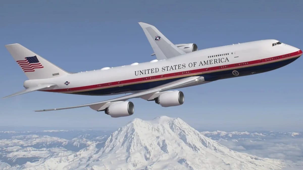 The $400M Boeing 747 gifted to the US by Qatar that's now the new