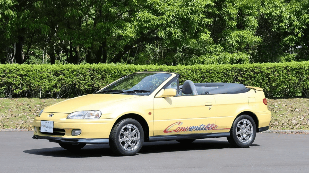 The Toyota Museum just dusted off a rare Cynos Convertible that looks ...
