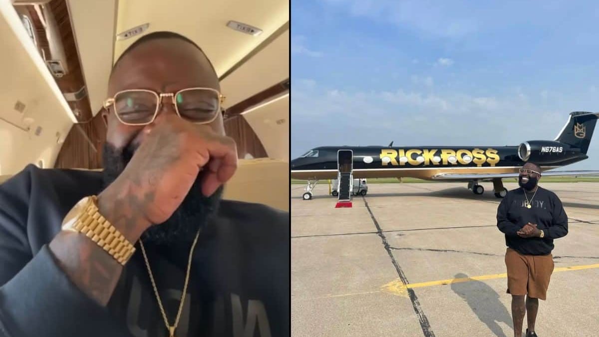Aviation Rapper Rick Ross shows off his new ‘$5 billion’ private jet