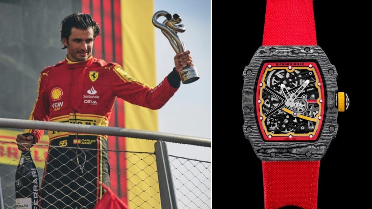 This is the $500,000 watch that was stolen from F1 driver Carlos Sainz