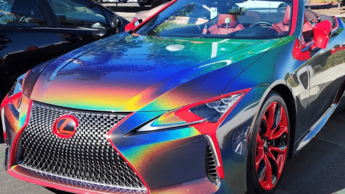 This custom-wrapped Lexus LC 500 looks like it was designed by a child ...