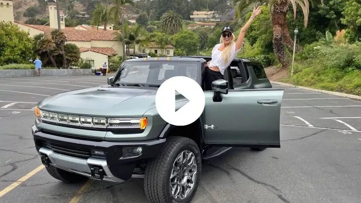 Up close with the world's first electric Hummer