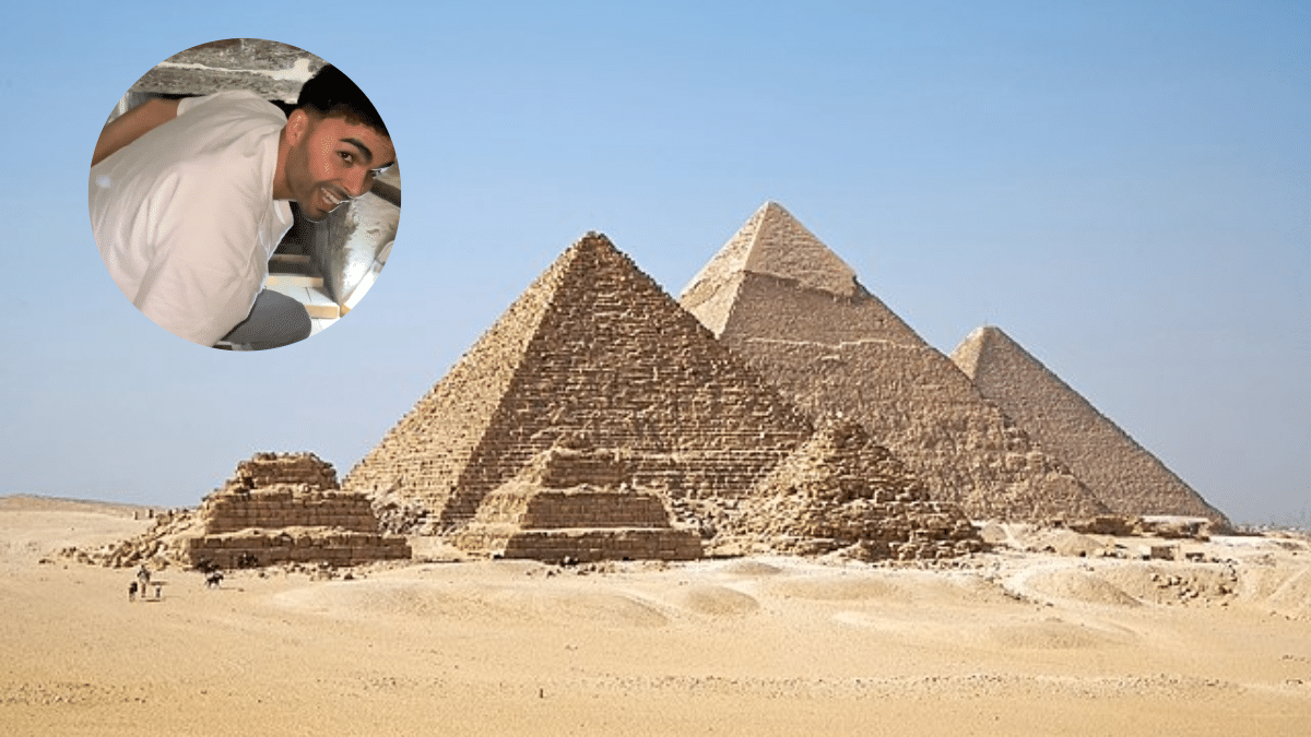 Man who took camera inside pyramids captured fascinating interior footage