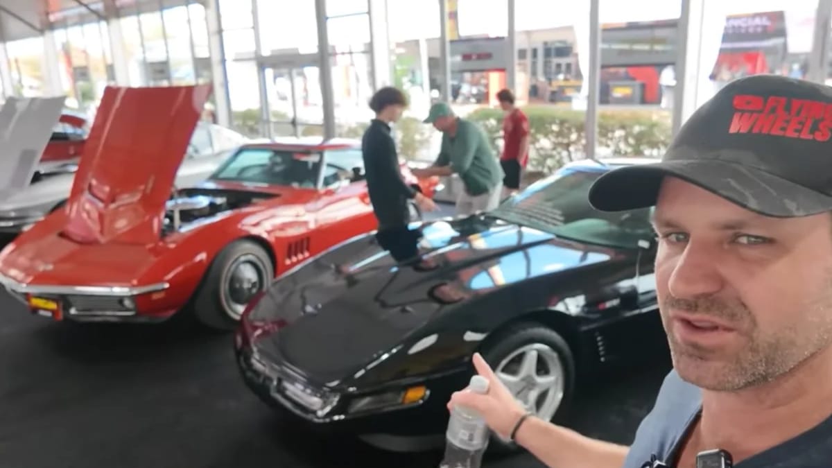 Man visits Florida auction to see some 1990s cars and can't