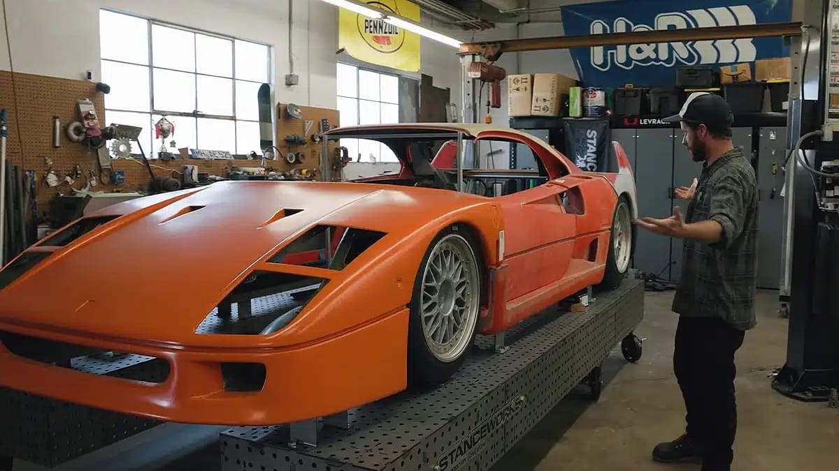 Man who's building a real Ferrari F40 needed to sell multiple personal ...
