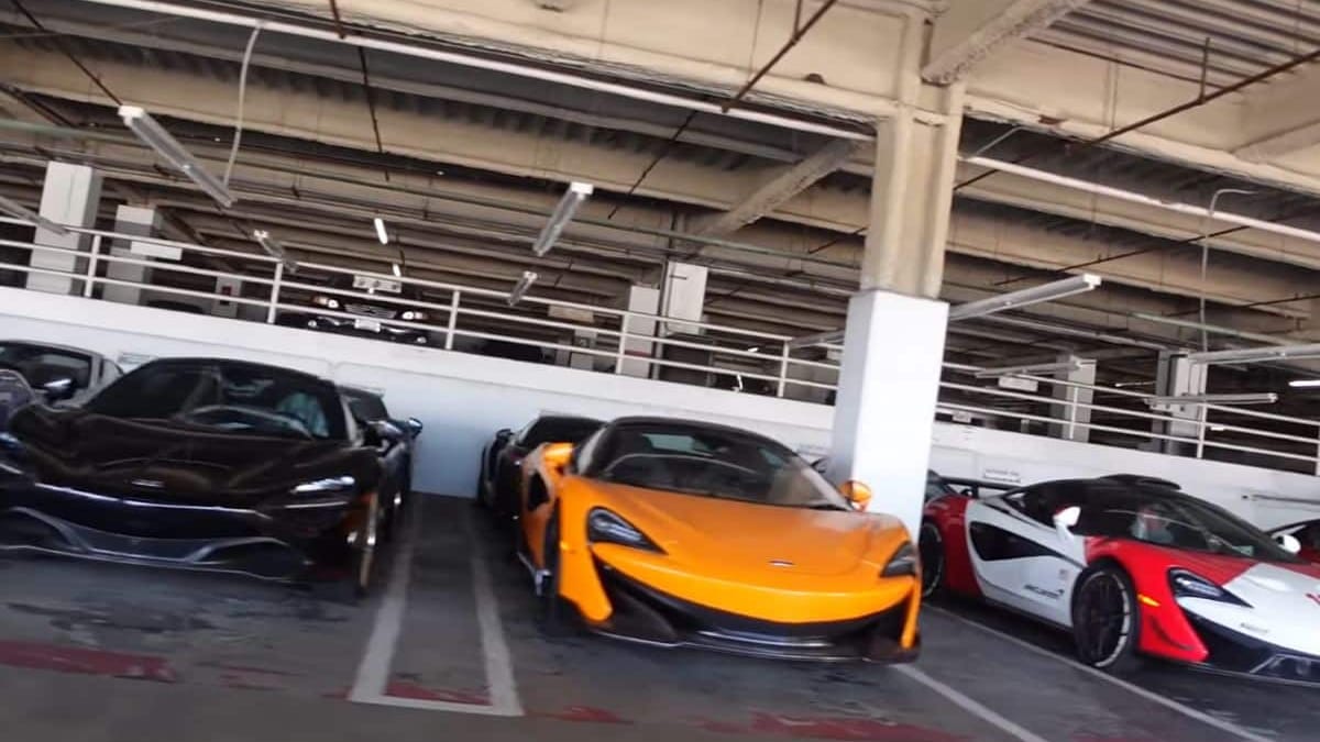 Man Discovers Beverly Hills Parking Lots Packed With Supercars Man Discovers Beverly Hills Parking Lots Packed With Supercars