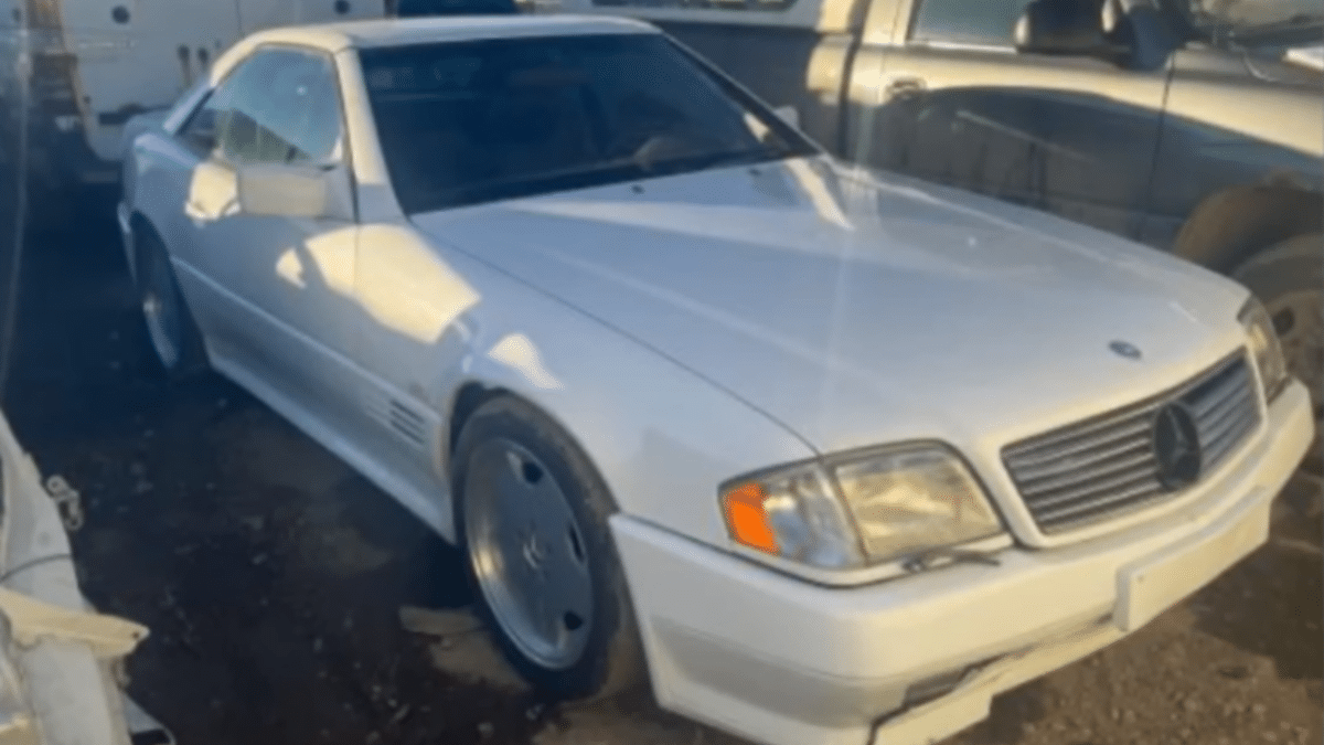 Man finds rare AMG in local junkyard and calls it a 'once in a lifetime ...