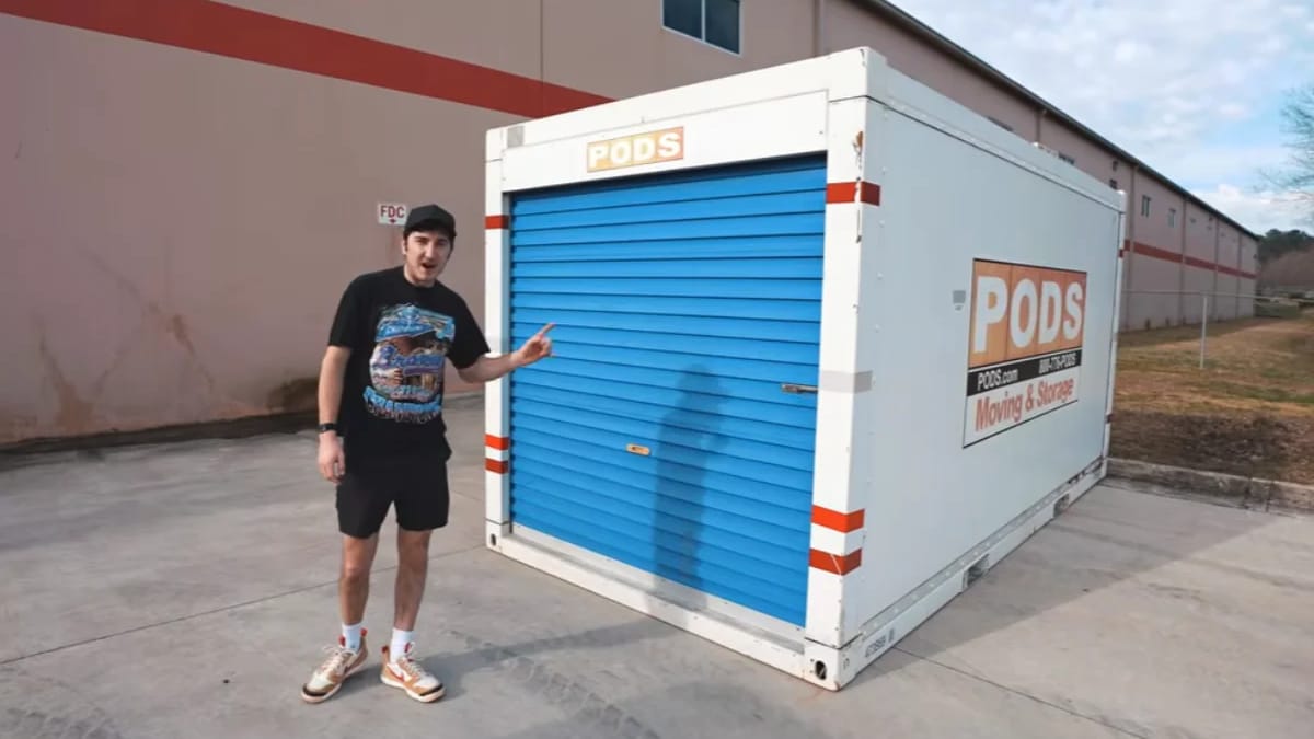 Georgia man buys multi-millionaire's abandoned PODS container for over ...