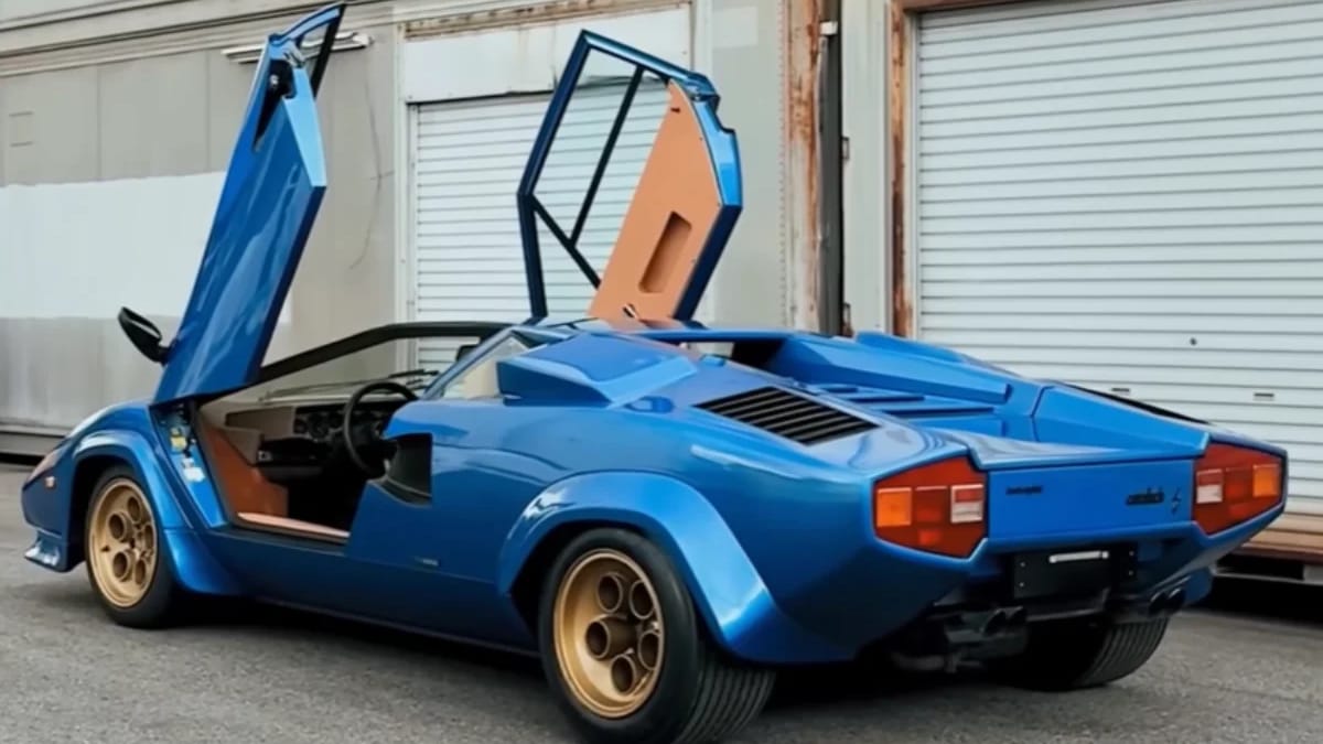 Rare Lamborghini Countach missing from the automotive world for