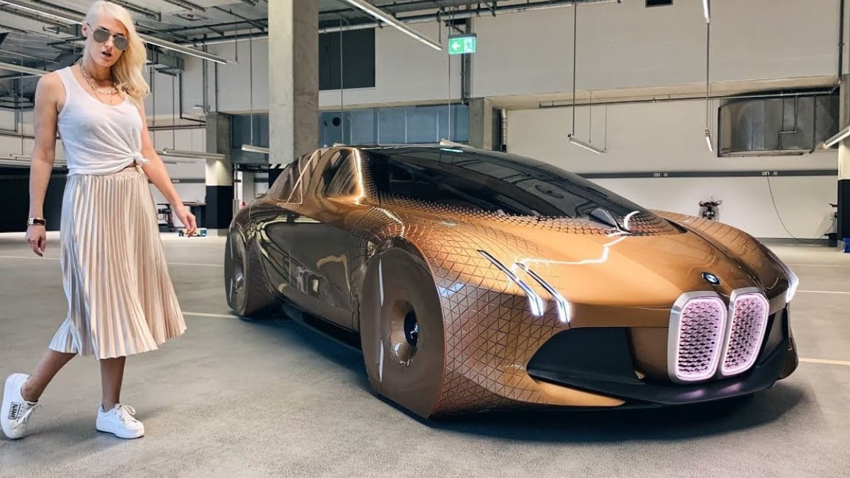 BMW with 'reptile skin' appears to 'breathe' like it's alive