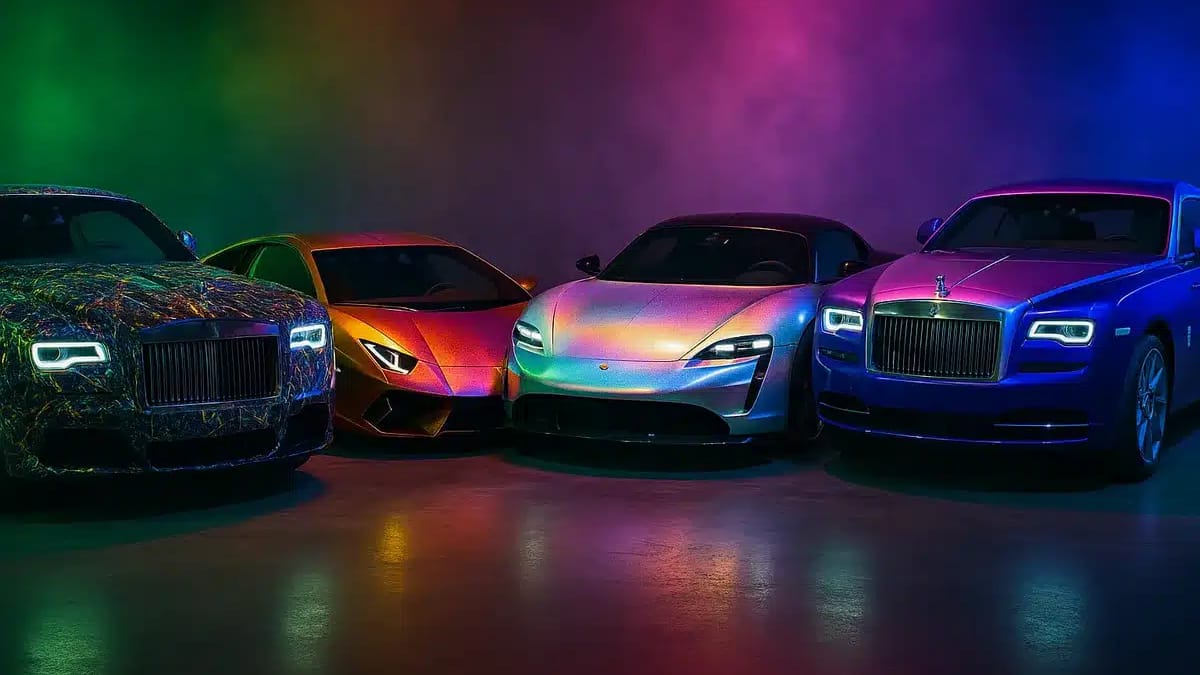 Super Car Color 9 supercar paint finishes that will make you question your eyes