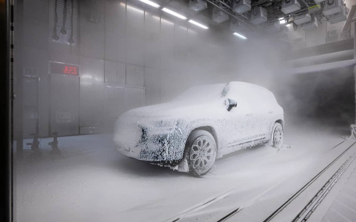 New Mercedes GLB brings triple screens, a star-filled ceiling and winter testing just in time for Christmas