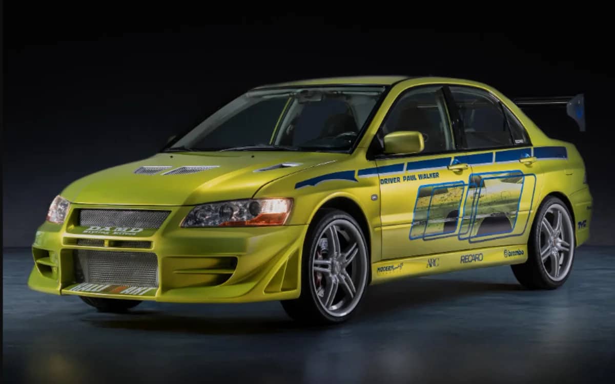 Paul Walker’s turbocharged 2 Fast 2 Furious Mitsubishi Evo VII is the star of this movie-car auction