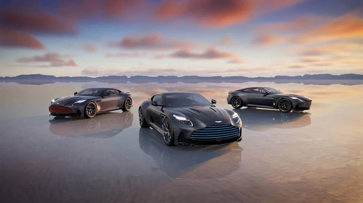 Aston Martin just unveiled a DB12 S trio inspired by its 1950s Le Mans racers