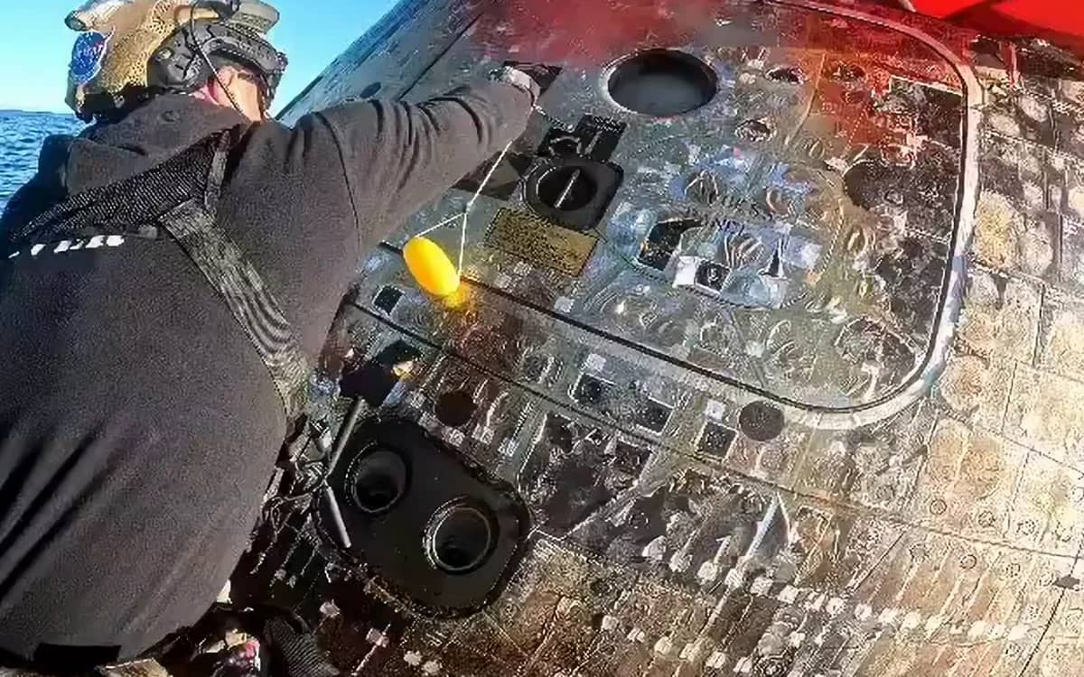 The moment the Artemis II astronauts returned home from space has somehow become the world’s best unboxing video