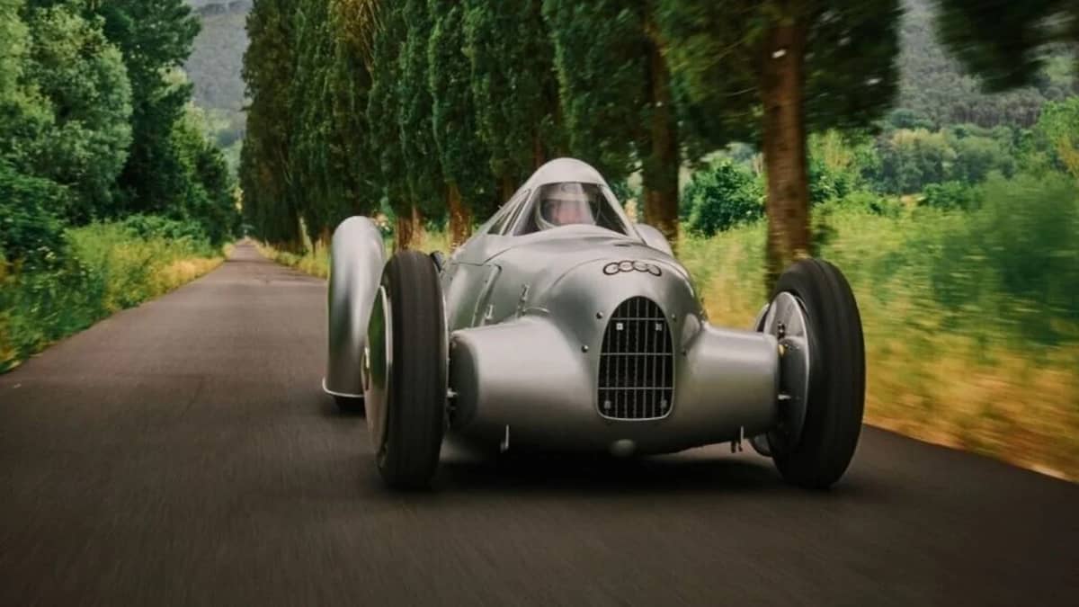 Audi recreates historic and record-breaking Auto Union Lucca car that became fastest road racing car in the world in 1935