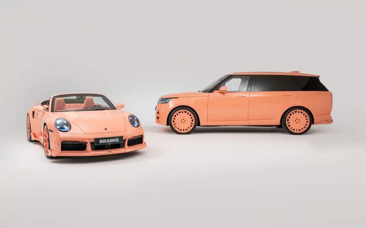 BRABUS’ new ‘Peetch’ Porsche 911 and Range Rover are here