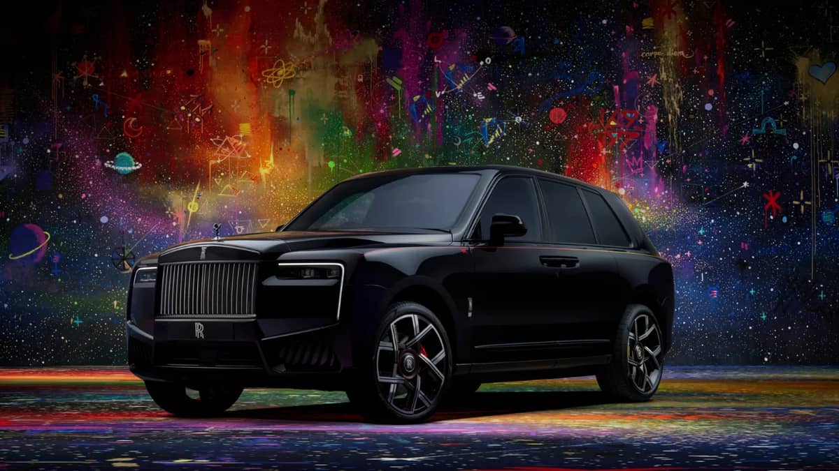 Rolls-Royce unveils 1-of-5 Black Badge Cullinan by Cyril Kongo with interiors that are literally a work of art