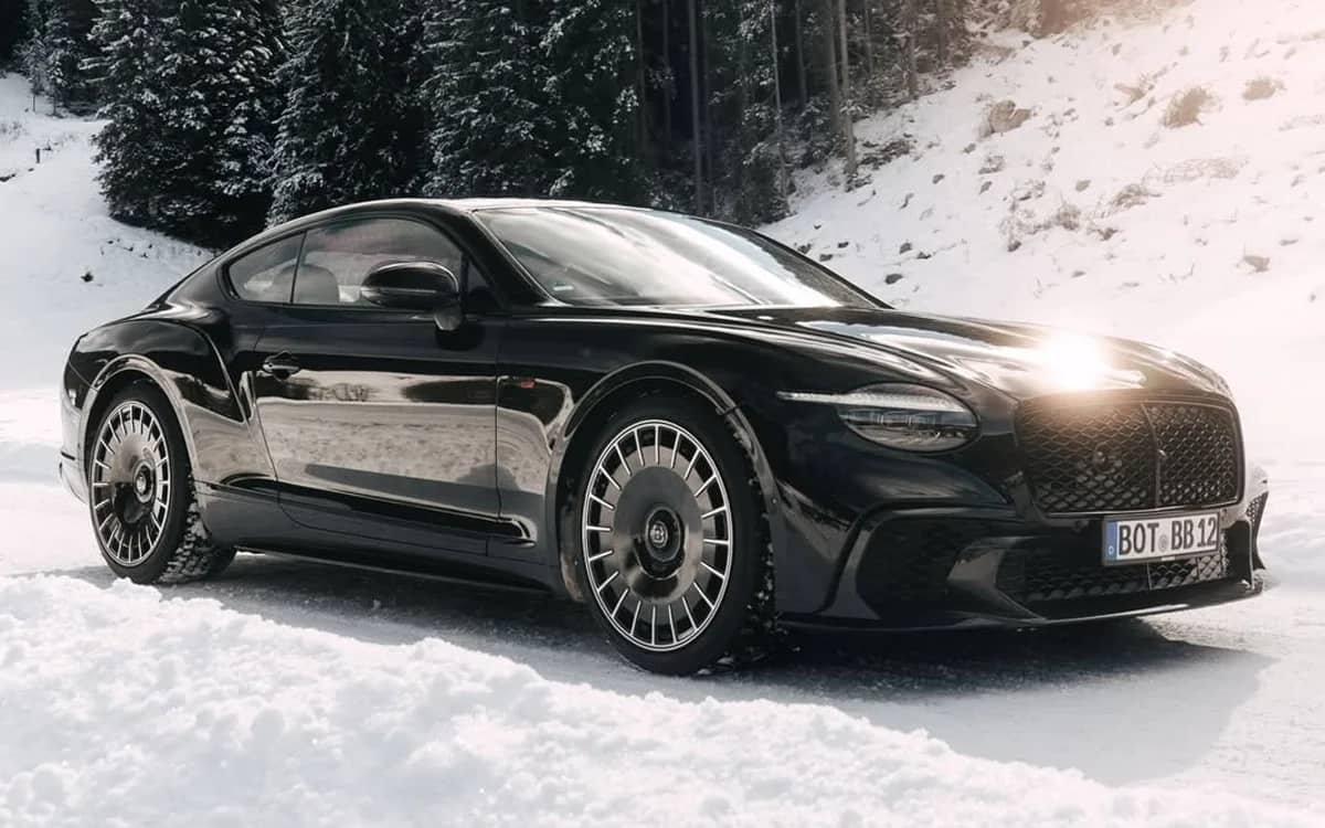 Brabus shares its custom Bentley Continental GT in a winter shoot highlighting its special tweaks