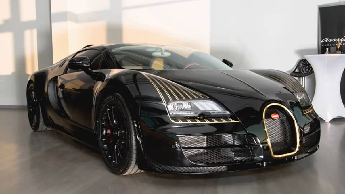 Extremely rare Bugatti Veyron 'Black Bess' listed for sale in Germany as one of only three in existence
