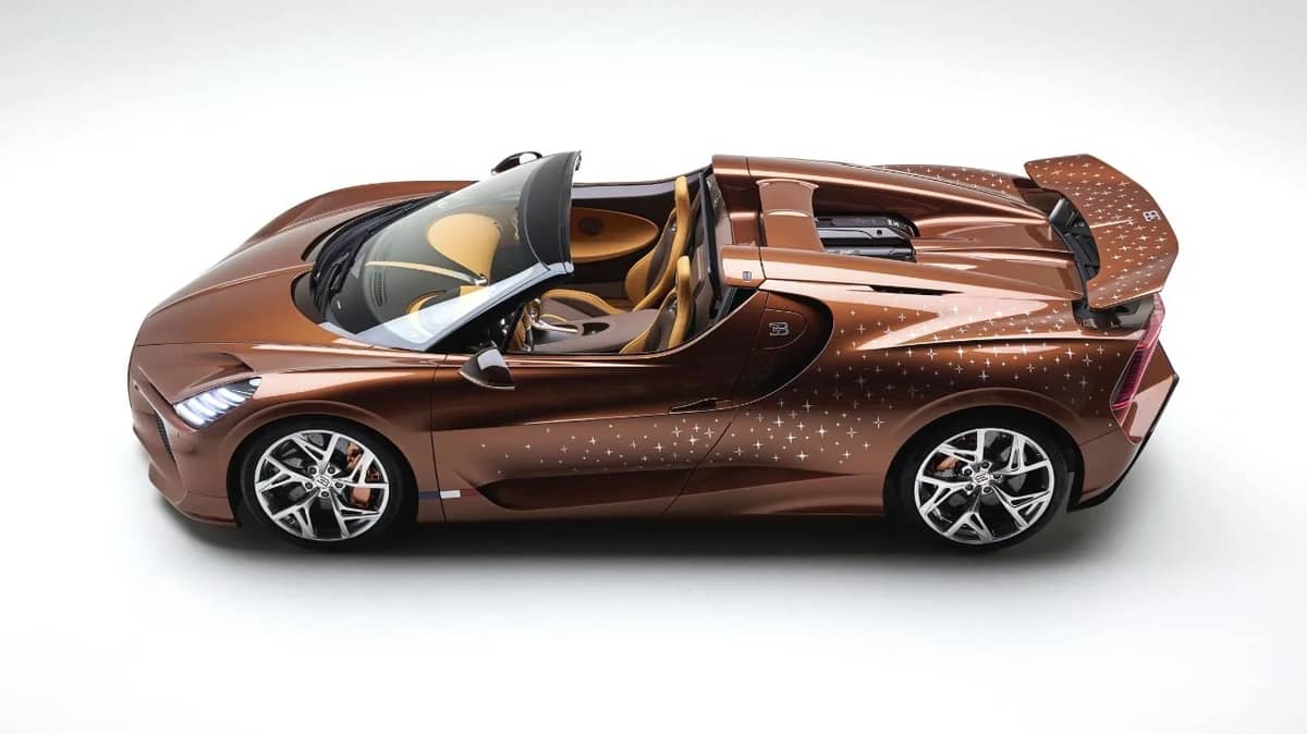 Bugatti creates a starry one-off based on the Mistral and it packs 1,578HP