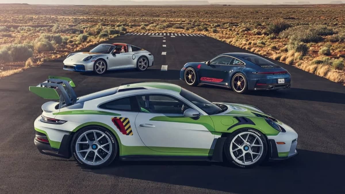 Porsche marks Toy Story 5's premiere by turning a 911 GT3 RS into Buzz Lightyear
