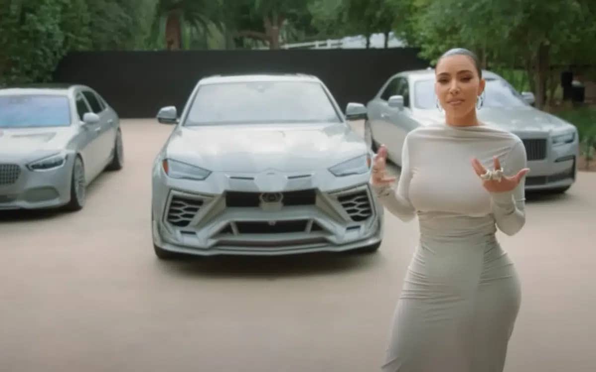 kim-kardashian-sprays-car-collection-grey-including-tesla-cybertruck