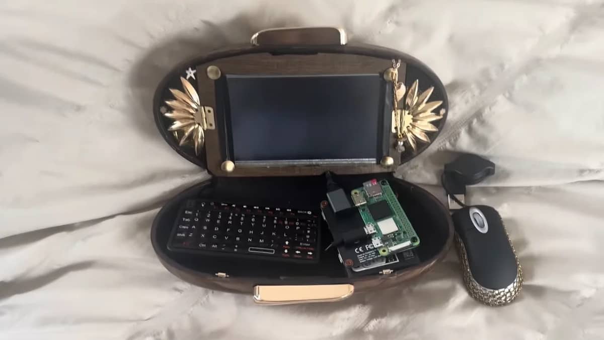 People are going viral for building homemade computers inside purses and the trend is being called an anti-AI statement