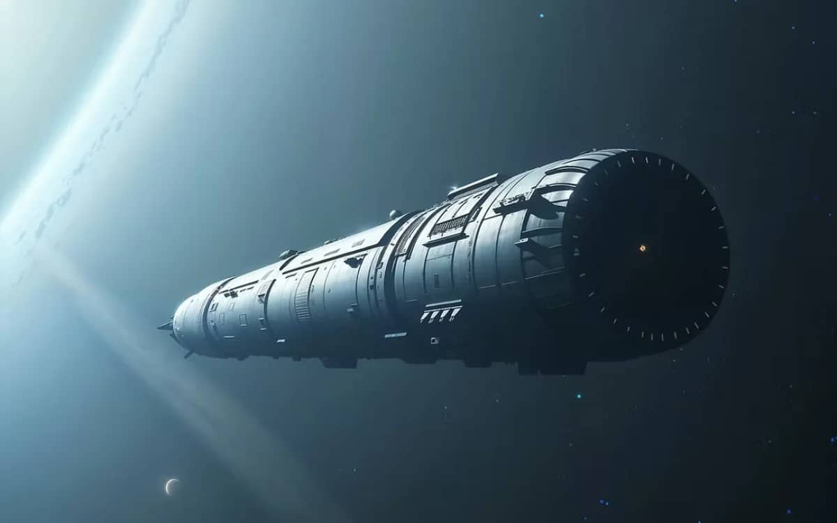 Engineers design 36-mile spacecraft for hypothetical one-way journey spanning 400 years