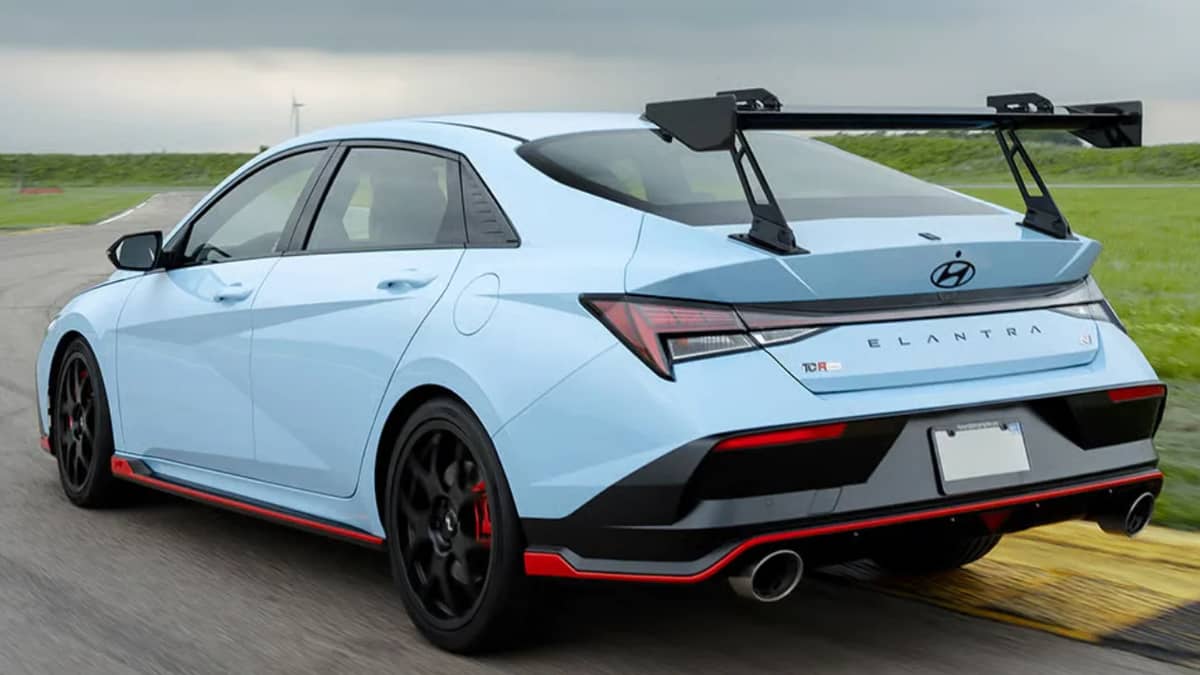 This new Elantra N TCR is winging its way to America to compete with the Honda Civic
