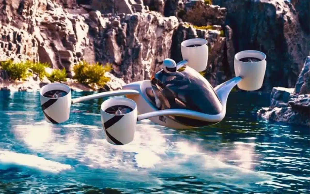 Incredible air bike accelerates from 0 to 60 MPH in just 3 seconds