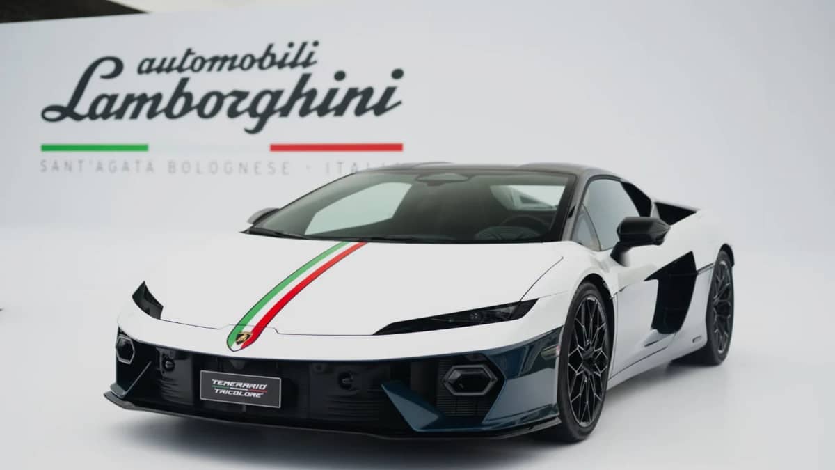 Lamborghini unveils bespoke Temerario Tricolore as a stunning one-off celebration of Italian craftsmanship