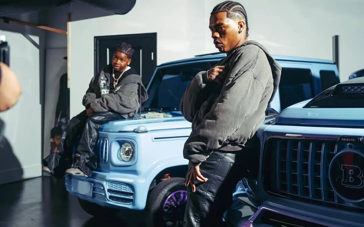rapper-lil-baby-matching-mercedes-g-wagen-with-son
